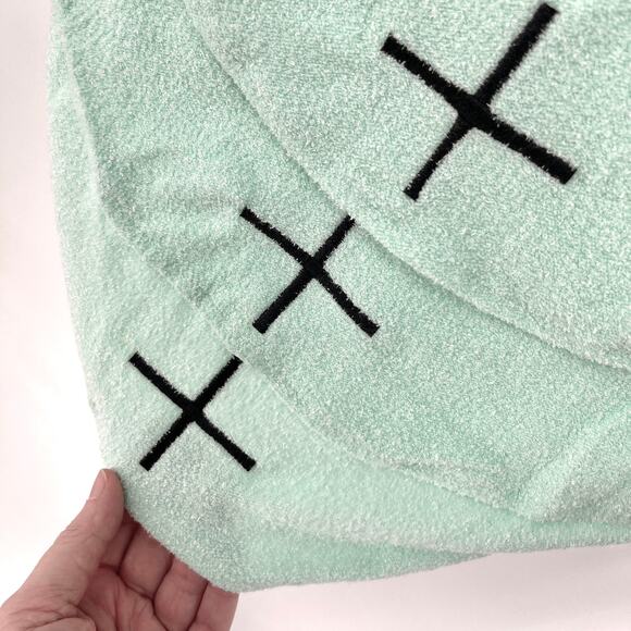 Homme + Femme NEW Mens Triple Layer Cross T-Shirt XXL Zip Side Terry Cloth Green - Picture 11 of 15